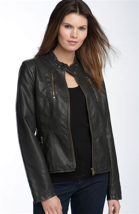 fake calvin klein leather jacket|calvin klein faux leather coats.